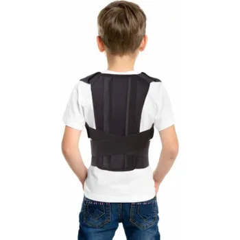 Korzet TOROS-GROUP Korzet pro korekci držení těla 652, dětský černý, velikost 1