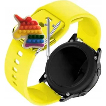 Pouzdro na mobilní telefon Řemínek / Pásek Řemínek pro Kumi GW5 Pro, Silikonový Žlutý Smyčka, nastavitelný
