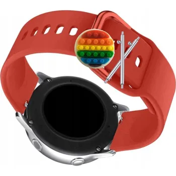 Pouzdro na mobilní telefon Řemínek Řemínek pro Kospet Tank M3, Silikonový Červený Smyčka, nastavitelný