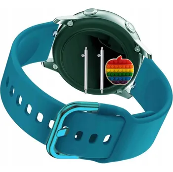 Pouzdro na mobilní telefon Pásek Řemínek pro Coros Apex 46 mm, Mořský silikon, nastavitelný