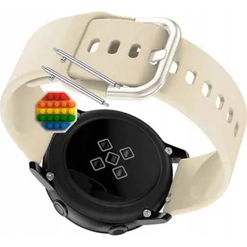 Pouzdro na mobilní telefon Řemínek Řemínek pro Kumi KU6 Meta, Silikonový Béžový Smyčka, nastavitelný