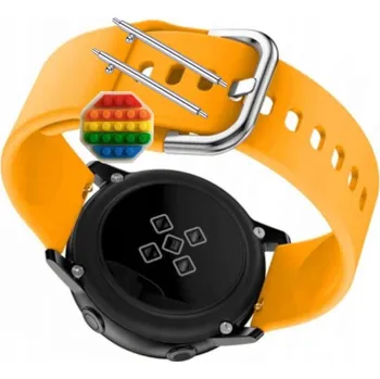 Pouzdro na mobilní telefon Pásek Řemínek pro Motorola Moto Watch 70, Mrkvový silikon, smyčka