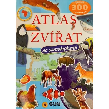 samolepka Atlas zvířat - 300 samolepek