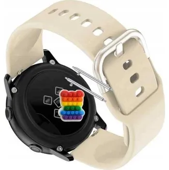 Pouzdro na mobilní telefon Pásek Řemínek pro Maxcom FW63 Cobalt Pro, Silikon Béžová Poutko, nastavitelný