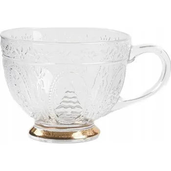 Sklenice Sklenice BARREL XMAS se vzorem vánočních stromků 0,36 l HOMLA