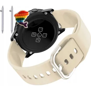 Pouzdro na mobilní telefon Pásek Řemínek pro DT NO.1 DT4, Silikon Béžová Poutko, nastavitelný