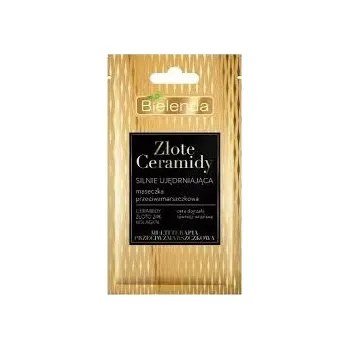 Pleťová maska Zpevňující krémová maska na obličej Bielenda Zlaté ceramidy 8 ml