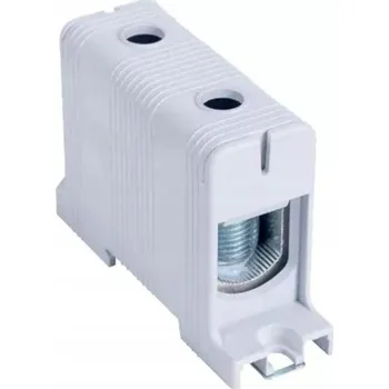 TRACON Kompaktní svorka na DIN lištu a montážní desku 16-95mm2 FLEAL-95/1