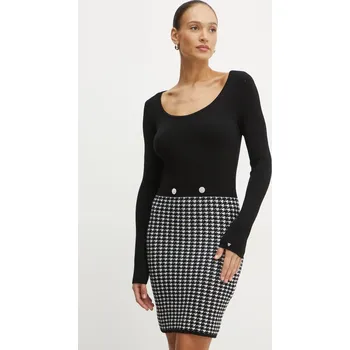 Dámské šaty Šaty Guess GABRIELLA černá barva, mini, W5RK12 Z3KX0 W5RK12.Z3KX0 99X, vel. L