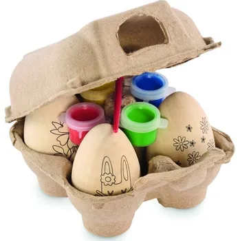 Výtvarná sada Sada na malování dřevěných vaje bez potisku bez potisku 5 bez potisku