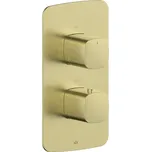 KFA Armatura Malaga Brushed Light Gold sprchová baterie pod omítku s termostatem zlatá 5759-001-31