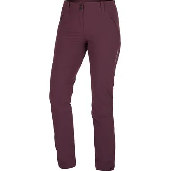 Dámské oblečení Northfinder Dámské turistické lehké kalhoty strečové SALLY, plum, XL