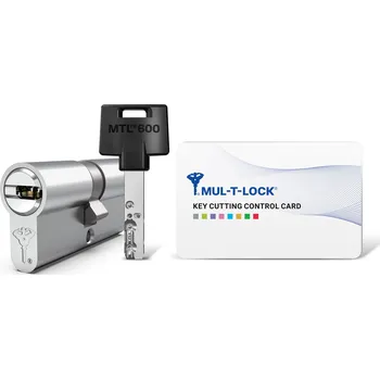 chytrý zámek Mul-T-Lock MTL™600 oboustranná vložka 5 klíčů VELIKOST: 66 mm (33x33)