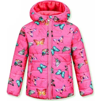 Dívčí bunda ZIMNÍ ŠUSŤÁKOVÁ DÍVČÍ BUNDA BF Barva: Růžová, Velikost: 110