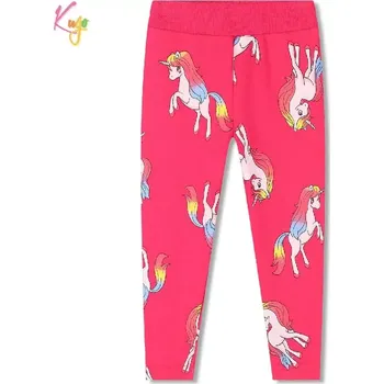 Dívčí zateplené legíny Kugo YL1087 růžové