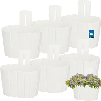 Květináč Květináč nástěnný antracit wisząca 200 MM Sada 6 ks..