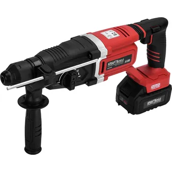 Pneumatické kladivo Vrtací akumulátorové kladivo 21V 4,5J, 2 x AKU 4Ah, Kraft&Dele KD3195