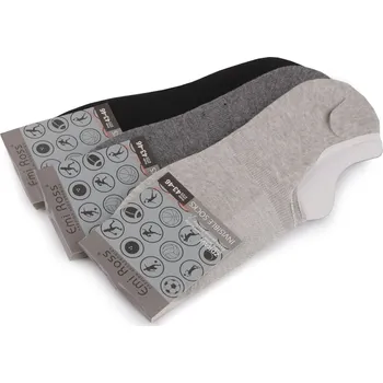 pracovní ponožka Bavlněné ponožky do tenisek Emi Ross unisex Varianta: 4 (vel. 43-46) mix, Balení: 3 pár