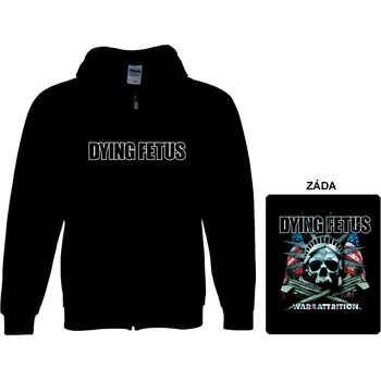 Pánská mikina Dying Fetus - mikina s kapucí a zipem 2