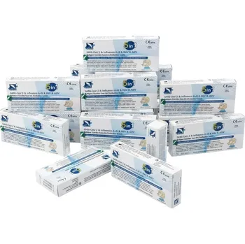 Diagnostický test Karton 100ks - 5v1 - Respirační multitest - DeepBlue