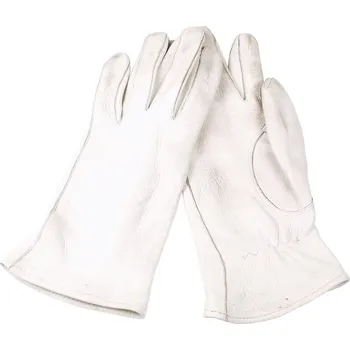 Rukavice kožené BW BÍLÉ použité velikost: 7¼