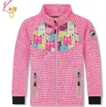 Dívčí outdoorová mikina Kugo HM1990 růžová