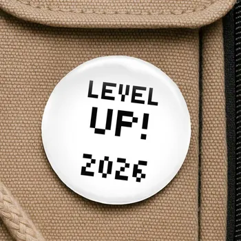 Placka se špendlíkem - Level up , promoce - dárek k promoci