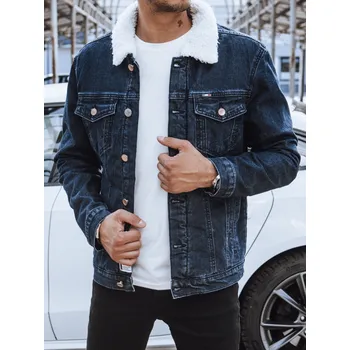 Pánský bomber pánská džínová bunda TX4109 Barva: Tmavě Modrá, Velikost: L