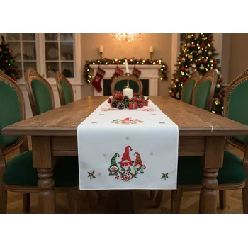 ubrus Vánoční ubrus - běhoun na stůl GNOMES 40x85 cm Mybesthome
