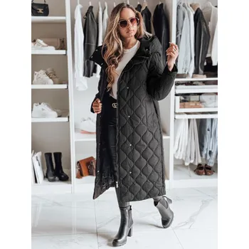 Dámská parka Dámská zimní bunda LIKEMIRA prošívaná TY4927 Barva: Černá, Velikost: XL