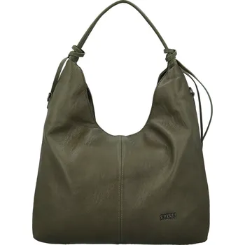 Dámská kabelka na rameno tmavě zelená - Coveri Erlea zelená