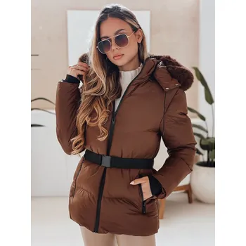 Dámská parka Dámská bunda LOVELINA TY4953 Barva: Hnědá, Velikost: M