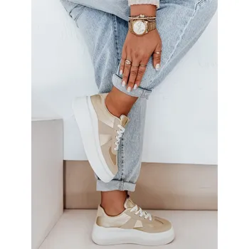 Dámské tenisky Dámské tenisky na platformě MODNIKKI ZY0874 Barva: Zlatá, Velikost: 40