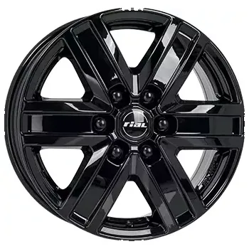 Alu kolo Alu kola RIAL TRANSPORTER 6, 17x7 6x130 ET57, černá lesklá (zátěžová)