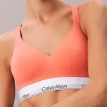 Calvin Klein - Icon cotton modal podprsenka triangle bez kostic vyztužená coral pop L QF8500