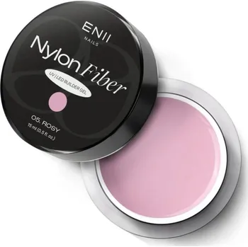 ENII NAILS Nylon Fiber Gel 05 Rose - stavební UV LED gel 15ml