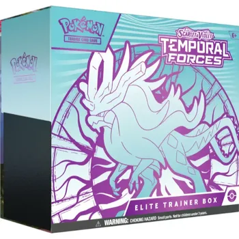 Sběratelská karetní hra Pokémon TCG: Scarlet & Violet—Temporal Forces – Elite Trainer Box (Walking Wake)