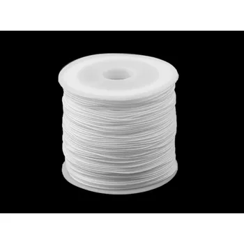 Výtvárné potřeby Šnůrka PES se silonovým vlascem Ø0,5 mm Varianta: 1 bílá, Balení: 1 ks