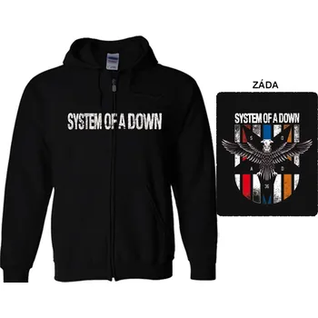 Pánská mikina System Of A Down - mikina s kapucí a zipem 3