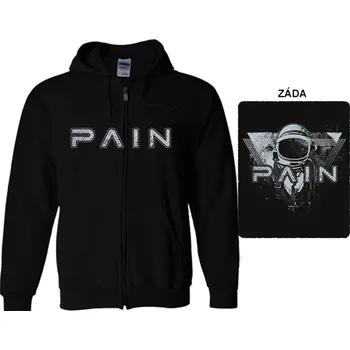 Pánská mikina Pain - mikina s kapucí a zipem 2