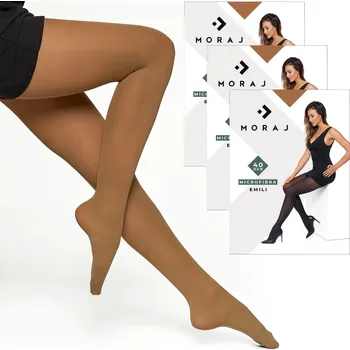 Dámské punčochy Dámské hladké matné PUNČOCHÁČE z mikrovlákna Emili Safari MORAJ 40 den VEL. 2