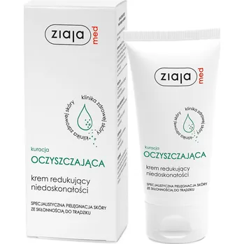 Pleťový krém Čisticí krém na obličej Ziaja MED 0 SPF pro denní použití 50 ml