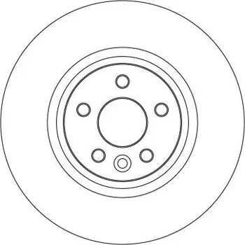 Brzdový kotouč Brzdový kotouč TRW DF6848S