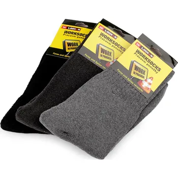 pracovní ponožka Pánské bavlněné ponožky pracovní Varianta: 9 (vel. 39-42) mix, Balení: 3 pár