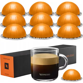 Kapsle do NESPRESSO Vertuo KÁVA Inizio 10 KS Gran Lungo – Květinová chuť