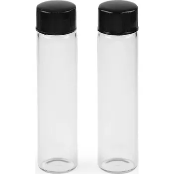 Skleněná lahvička se šroubovacím víčkem 16x68 mm Varianta: transparent, Balení: 12 ks