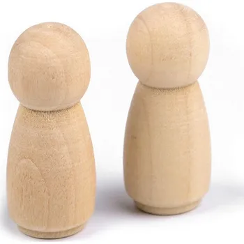 Vánoční dekorace Dřevěná figurka k dotvoření 14x34 mm Varianta: přírodní sv., Balení: 10 ks