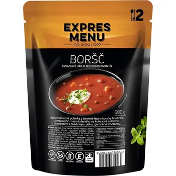 Hotové jídlo Polévka Expres Menu boršč 600 g 2 porce