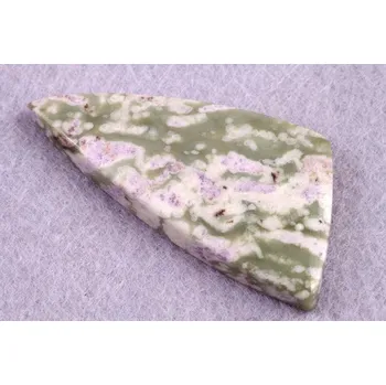 Přírodní kámen Kabošon Vesuvianite č.6390 (46x22x6mm)