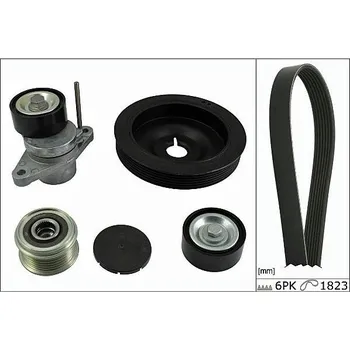 Sada zebrovanych klinovych remenu HEPU 20-1868